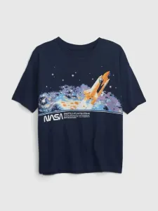 GAP Gap & NASA Koszulka dziecięce Niebieski
