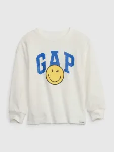 GAP Gap & Smiley® Koszulka dziecięce Biały #397449
