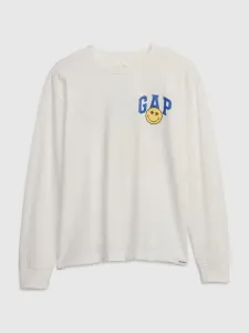 GAP Gap & Smiley® Koszulka dziecięce Biały #155568