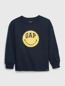 GAP Gap & Smiley® Koszulka dziecięce Niebieski