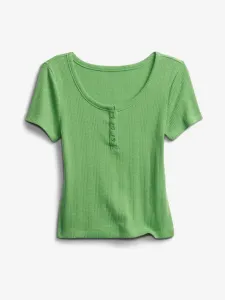 GAP Henley Koszulka dziecięce Zielony #292811