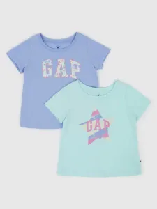 GAP Koszulka 2 szt dziecięca Niebieski #156680