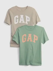 GAP Koszulka 2 szt dziecięca Zielony