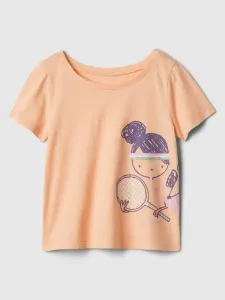 GAP Koszulka dziecięce Pomarańczowy #573597
