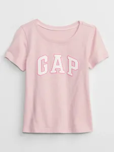 GAP Koszulka dziecięce Różowy #382988