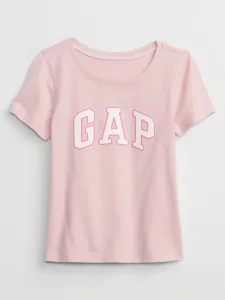 GAP Koszulka dziecięce Różowy #538319