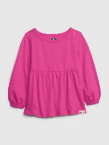 GAP Koszulka dziecięce Różowy #345873