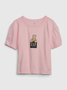 GAP Koszulka dziecięce Różowy #447446