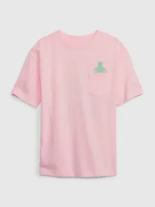 GAP Koszulka dziecięce Różowy #447600