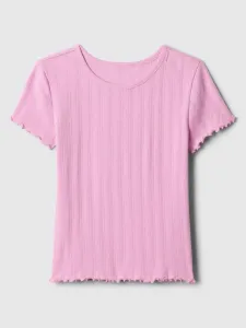 GAP Koszulka dziecięce Różowy #573613