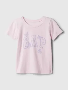 GAP Koszulka dziecięce Różowy #573674