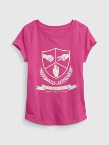 GAP Koszulka dziecięce Różowy #212437