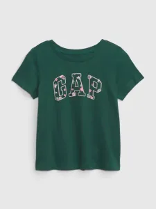GAP Koszulka dziecięce Zielony #491906