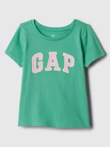 GAP Koszulka dziecięce Zielony #573644