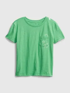 GAP Koszulka dziecięce Zielony #229718