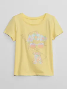 GAP Koszulka dziecięce Żółty #474458