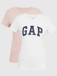 GAP Logo Koszulka 2 szt. Biały