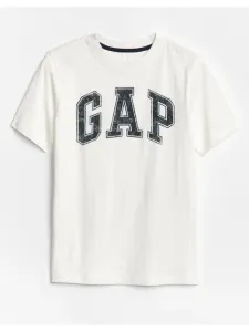 GAP Logo Koszulka dziecięce Biały #607021
