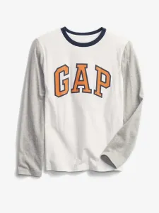 GAP Logo Koszulka dziecięce Biały #278459