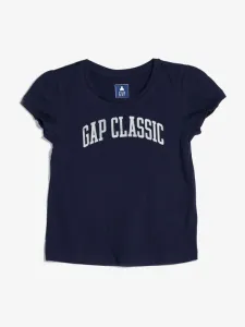 GAP Logo Koszulka dziecięce Niebieski