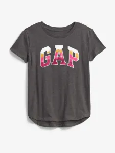 GAP Logo Koszulka dziecięce Szary #278396
