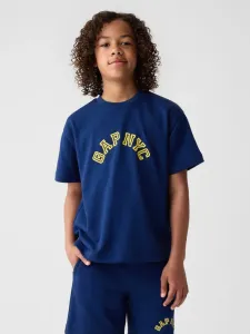 GAP NYC Koszulka dziecięce Niebieski