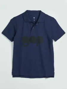 GAP Polo Koszulka dziecięca Niebieski