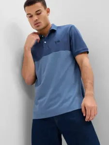 GAP Polo Koszulka Niebieski #383696