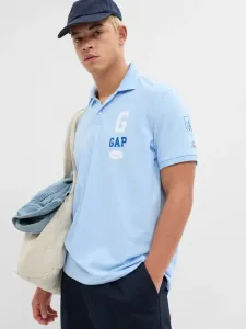 GAP Polo Koszulka Niebieski