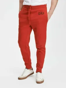 GAP Logo Spodnie dresowe Czerwony