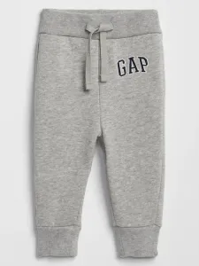 GAP Logo Spodnie dresowe dziecięce Szary