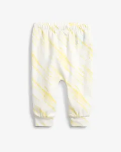 GAP Spodnie dresowe dziecięce Żółty Biały #288181