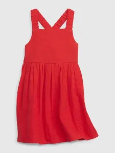 GAP Sukienka dziecięca Czerwony #447355