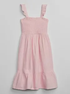 GAP Sukienka dziecięca Różowy #384577
