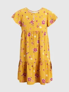 GAP Sukienka dziecięca Żółty #213905