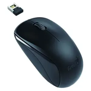 Genius Myš NX-7000, 1200DPI, 2.4 [GHz], optická, 3tl., bezdrátová, černá, univerzální