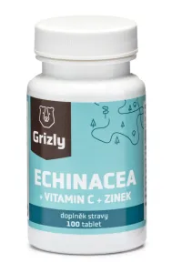 GRIZLY Echinacea z witaminą C i cynkiem 100 tabletek #122057