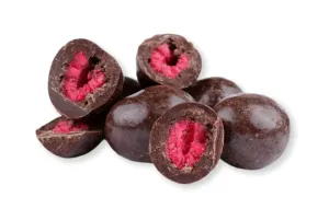 GRIZLY Liofilizowane maliny w ciemnej czekoladzie 250 g