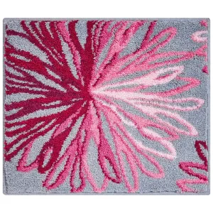 Grund Dywanik łazienkowy Art różowo-szary, 50 x 60 cm, 50 x 60 cm