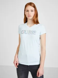 Guess Koszulka Niebieski #258723