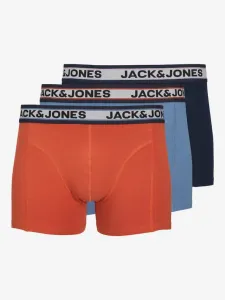 Jack & Jones 3-pack Bokserki Niebieski #556998