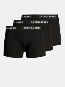 Jack & Jones Anthony 3-pack Bokserki Czarny #225022