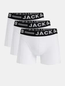 Jack & Jones Sense 3-pack Bokserki Biały #221786