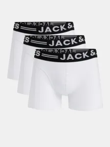 Jack & Jones Sense 3-pack Bokserki Biały #322081
