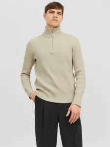 Jack & Jones Perfect Sweter Beżowy