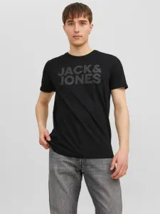 Jack & Jones Corp Koszulka Czarny #470726