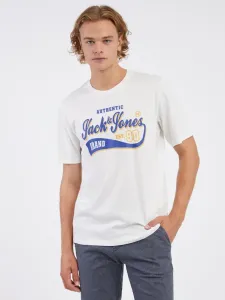 Jack & Jones Logo Koszulka Biały #470730