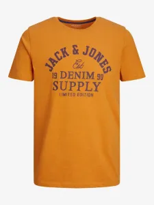 Jack & Jones Logo Koszulka Pomarańczowy