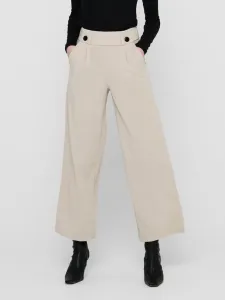 Jacqueline de Yong Geggo Spodnie Biały #309926