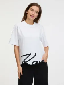 Karl Lagerfeld Karl Signature Koszulka Biały